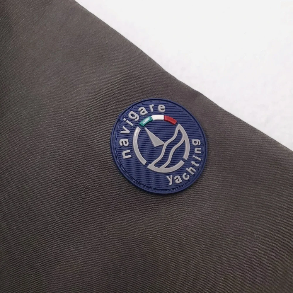 Navigare Jacket Mens XXL Green Windbreaker Rain Coat Yachting Nautcial Chore